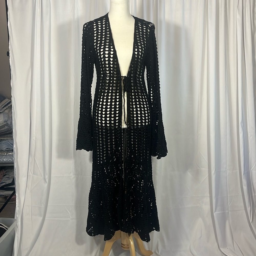 Dolls Kill Current Mood Open knit cardigan/duster